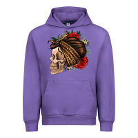 Tulip leopard bandana and roses skull Urban Hoodie - Jasminsmagicworld
