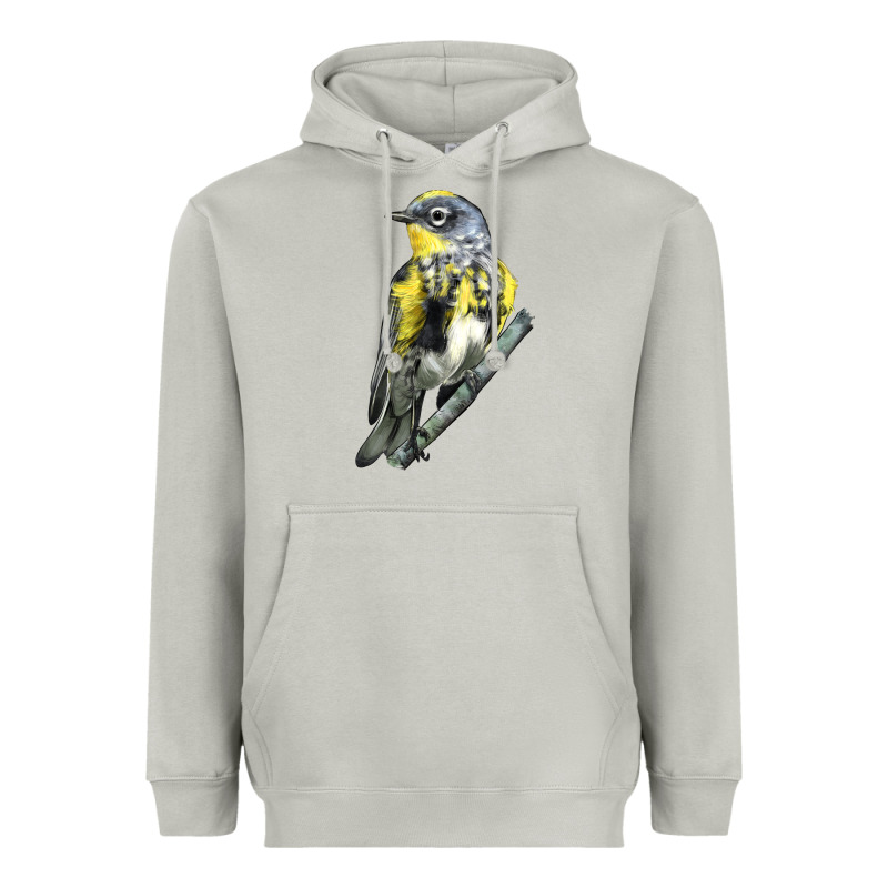Yellow Rumped Warbler Heavyweight Hoodie by LillyAllenDesigns | Teevron