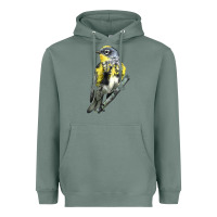 Sage yellow rumped warbler Heavyweight Hoodie - LillyAllenDesigns