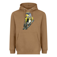 Toasted Coconut yellow rumped warbler Heavyweight Hoodie - LillyAllenDesigns