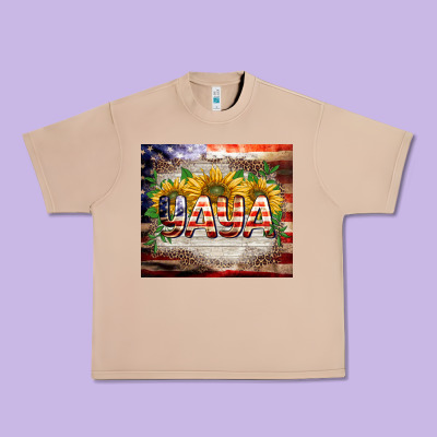Patriotic Yaya Tumbler Urban Heavy Tee Designed By Barkaloodesign