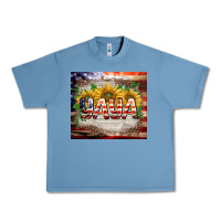 Pebble Blue patriotic yaya tumbler Urban Heavy Tee - BarkalooDesign
