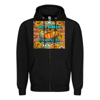 Black hello pumpkin season tumbler Zipper Hoodie - Artiststas