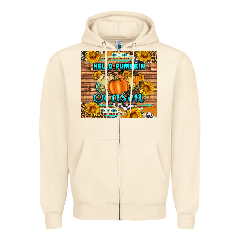 Hello Pumpkin Season Tumbler Zipper Hoodie by Artiststas | Teevron