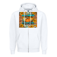 White hello pumpkin season tumbler Zipper Hoodie - Artiststas