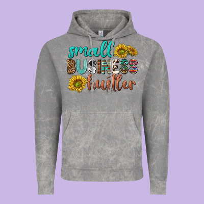 Small Business Hustler Vintage Hoodie Designed By Texasbilliewilder