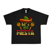 Black Let's Get Fiesta Urban Heavy Tee - texasbilliewilder