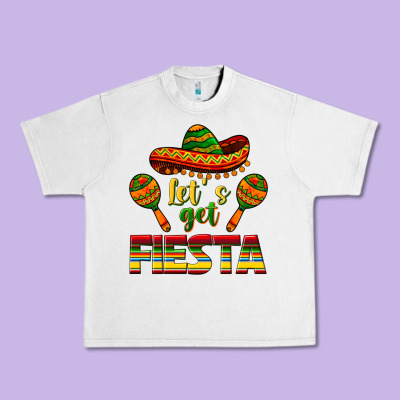 Let's Get Fiesta Urban Heavy Tee Designed By Texasbilliewilder