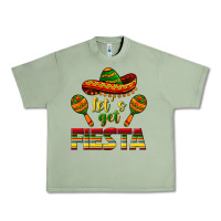 Oil Green Let's Get Fiesta Urban Heavy Tee - texasbilliewilder