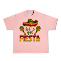 Salmon Let's Get Fiesta Urban Heavy Tee - texasbilliewilder
