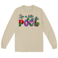Mushroom life is better İn the pool Long Sleeve Tee - CowhideDigitalArt