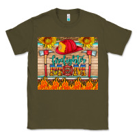 Army Green firefighter mom Classic Tee - HRA Design Shop