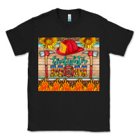 Black firefighter mom Classic Tee - HRA Design Shop