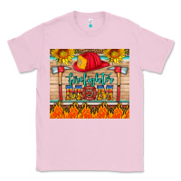 Bubblegum Pink firefighter mom Classic Tee - HRA Design Shop