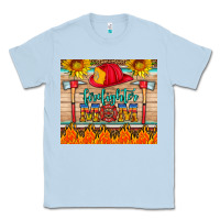 Dusty Blue firefighter mom Classic Tee - HRA Design Shop