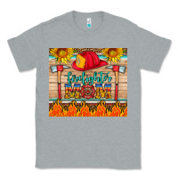 Heather Grey firefighter mom Classic Tee - HRA Design Shop
