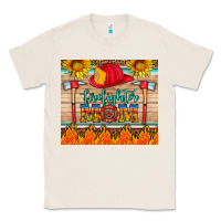 Natural firefighter mom Classic Tee - HRA Design Shop