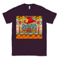 Plum firefighter mom Classic Tee - HRA Design Shop
