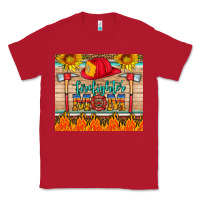 Red firefighter mom Classic Tee - HRA Design Shop