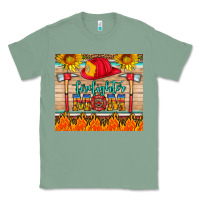 Sage firefighter mom Classic Tee - HRA Design Shop