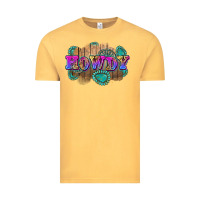Vintage Mustard howdy Vintage Tee - Zillion Design Studio