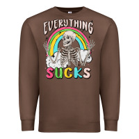 Chestnut everything sucks Premium Sweatshirt - MaliasSmallBusiness