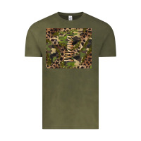 Vintage Olive camouflage mama Vintage Tee - BarkalooDesign