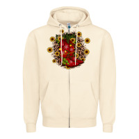 Sandshell boots wood slice ornament Zipper Hoodie - JahusDesignShop