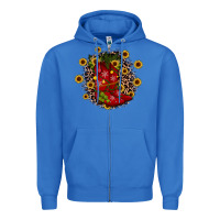 True Royal boots wood slice ornament Zipper Hoodie - JahusDesignShop