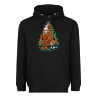 Black cowhide rusty arrowhead Heavyweight Hoodie - Jasminsmagicworld