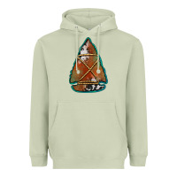 Matcha cowhide rusty arrowhead Heavyweight Hoodie - Jasminsmagicworld