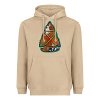 Mushroom cowhide rusty arrowhead Heavyweight Hoodie - Jasminsmagicworld