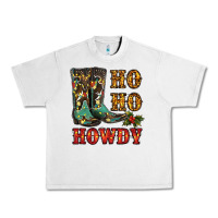 Lunar Rock christmas cowboy boots ho ho howdy Urban Heavy Tee - RanaPortraitStore