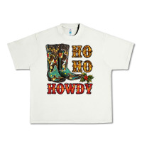 Pistachio christmas cowboy boots ho ho howdy Urban Heavy Tee - RanaPortraitStore