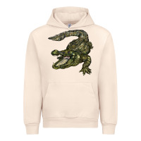 Sandshell alligator Urban Hoodie - BarkalooDesign