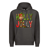 Smoke Holly Jolly elf gnome Premium Hoodie - NancyCooperArtShop