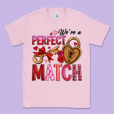 We're A Perfect Match Classic Tee Designed By Oliviacreatesart
