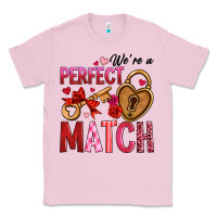 Bubblegum Pink we're a perfect match Classic Tee - OliviaCreatesArt