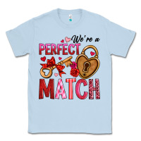 Dusty Blue we're a perfect match Classic Tee - OliviaCreatesArt