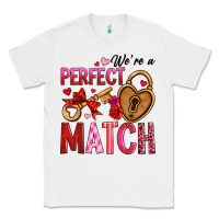 White we're a perfect match Classic Tee - OliviaCreatesArt