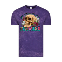 Cloud Purple find someone who grows flowers Vintage Tee - Zillion Design Studio