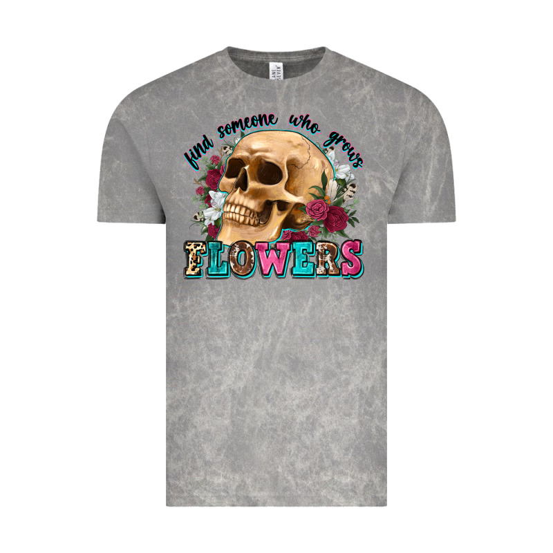 Find Someone Who Grows Flowers Vintage Tee by Zillion Design Studio | Teevron