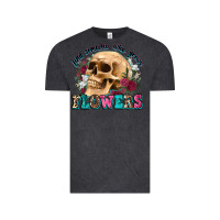 Vintage Black find someone who grows flowers Vintage Tee - Zillion Design Studio