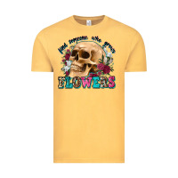 Vintage Mustard find someone who grows flowers Vintage Tee - Zillion Design Studio