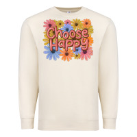 Sandshell choose happy Premium Sweatshirt - MaliasSmallBusiness