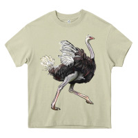 Mossy Ostrich Heavy Core Tee - LillyAllenDesigns