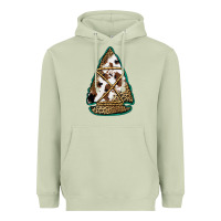 Matcha cowhide leopard arrowhead Heavyweight Hoodie - Jasminsmagicworld