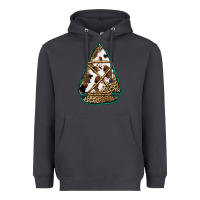 Smoke cowhide leopard arrowhead Heavyweight Hoodie - Jasminsmagicworld