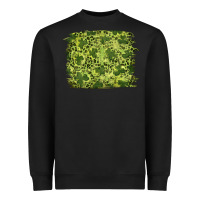 Black st patrick's day shamrock leopard background Heavyweight Sweatshirt - RanaPortraitStore