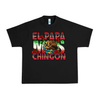 Black El Papa Mas Chingon Urban Heavy Tee - texasbilliewilder